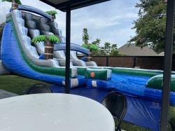 IMG 6894 preview 1721839694 26' Dual Lane Tropical Water Slide with deep pool