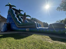 22 Foot Tropical Water Slide with Pool